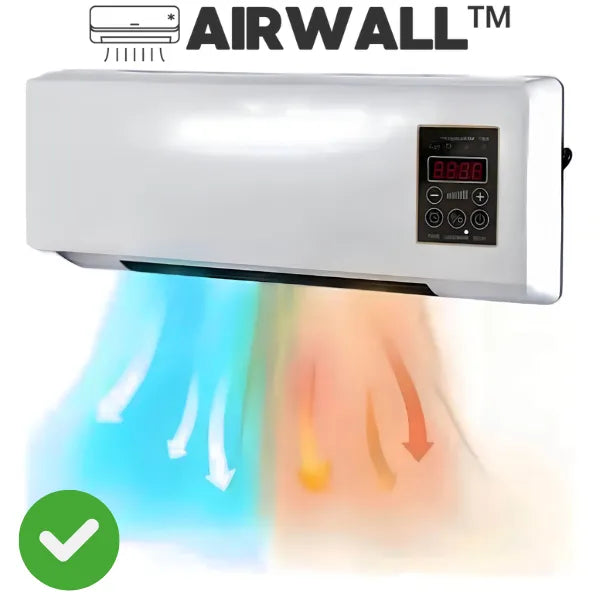 AIRWALL™ - Il Miglior Termoventilatore Elettrico a bassissimo consumo da 1500Watt