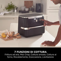 Friggitrice ad Aria Ninja 8 in 1 da 1800W e TRIPLA RESISTENZA con Capacità fino a 15L
