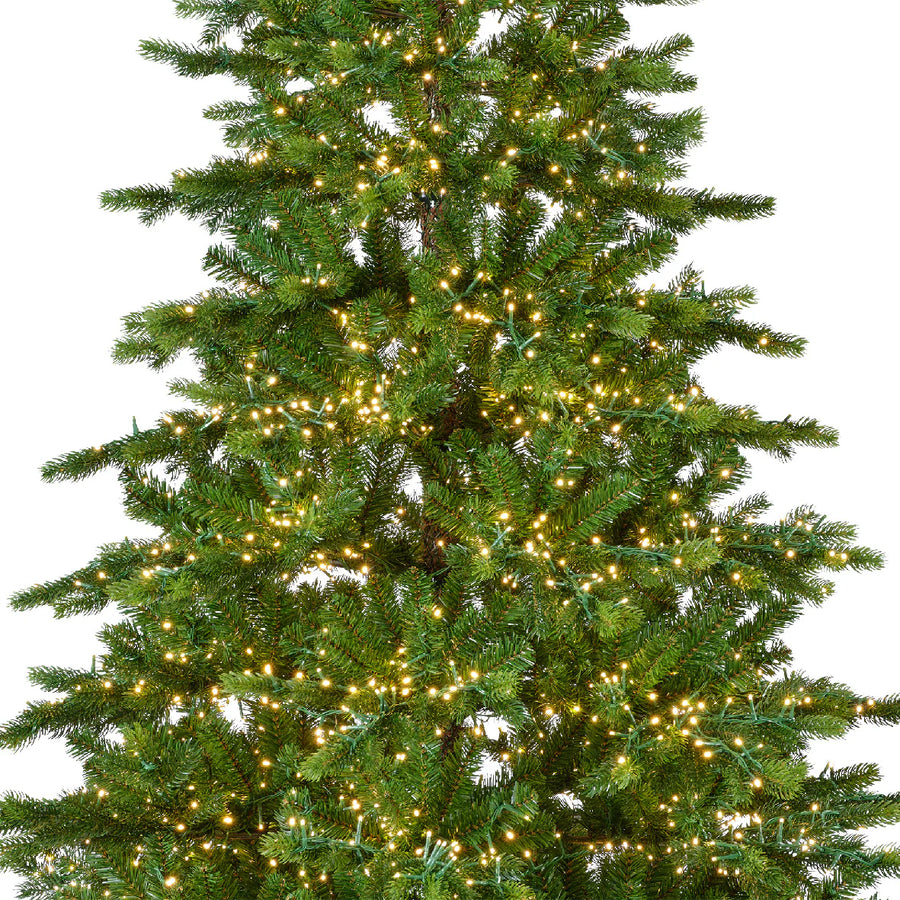 Albero di Natale Super realistico da 180-210 cm regolabile, con 1700 Rami che si Monta in 1 Minuto