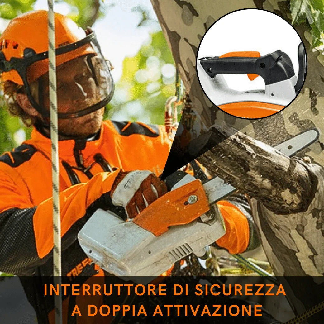 Nuova Mini-Motosega a Batteria Ultra Potente con Lama da 30cm