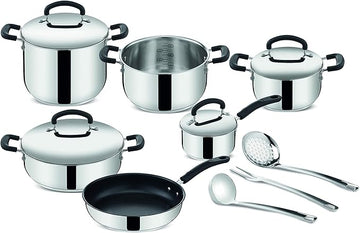 Set di Pentole a Induzione, 13 Pezzi perfetti per l'uso quotidiano