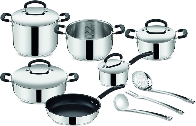 Set di Pentole a Induzione, 13 Pezzi perfetti per l'uso quotidiano