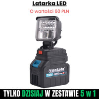 POWER KIT 5 in 1 T-MAKOTA (5 utensili professionali e 2 batterie incluse)